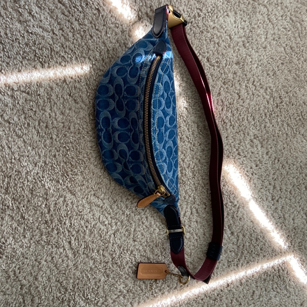 Coach- Denim Belt Bag